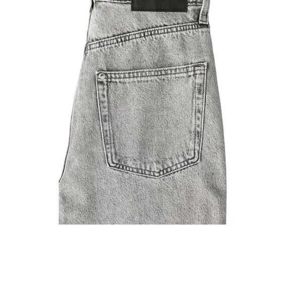 H&M Skinny wide large jeans gray black  zs 12 regular waist taille standard - Picture 7 of 7